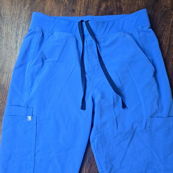 FIGS Men's Axim Scrub Cargo Pants - Royal Blue - Small/Tall - Picture 2 of 7